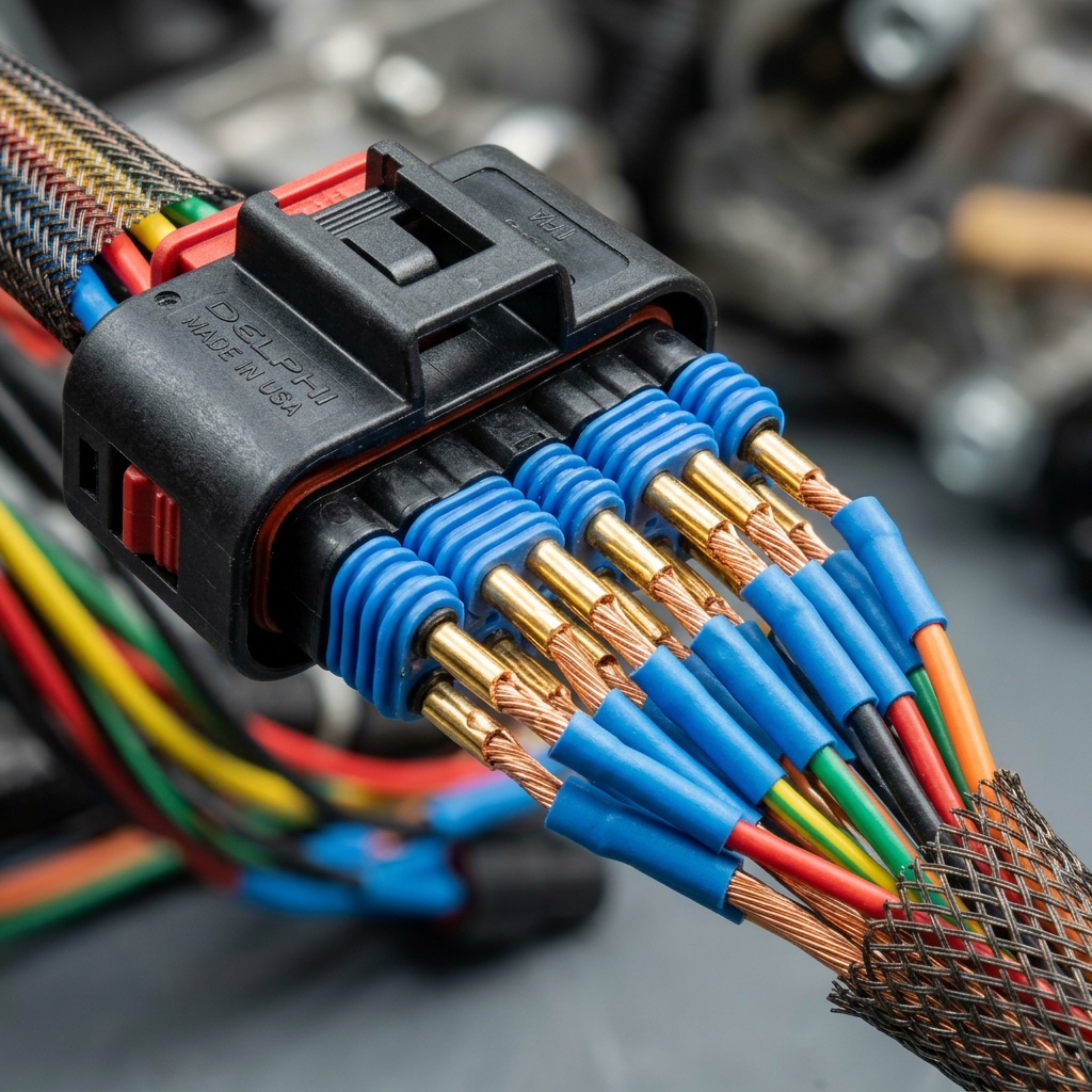 Commercial Heavy Vehicle High-Voltage Copper Wiring Harness Assemblies (Box of 10) - Technical Spec