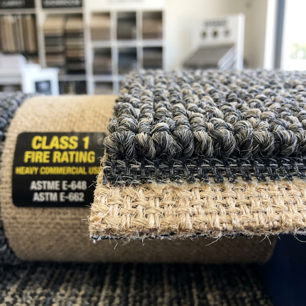 Heavy-Traffic Commercial Woven Polypropylene Hospitality Carpet Roll (4m x 30m) - Technical Spec